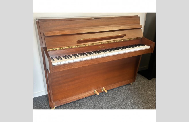 Zender Satin Mahogany 108 Upright Piano, Used - All Inclusive Premium Package (SN:57158) - Image 3